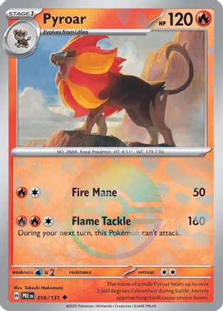 Pyroar (Poke Ball Pattern) (016/131) - SPE  - Uncommon - Holofoil