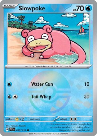 Slowpoke (Poke Ball Pattern) (018/131) - SPE  - Common - Holofoil