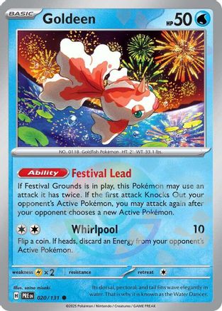Goldeen (Poke Ball Pattern) (020/131) - SPE  - Common - Holofoil