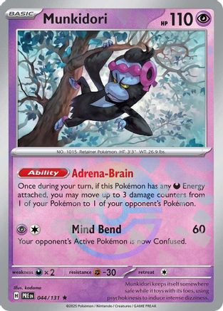 Munkidori (Poke Ball Pattern) (044/131) - SPE  - Rare - Holofoil