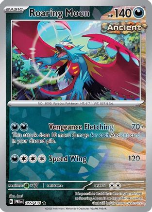 Roaring Moon (Poke Ball Pattern) (065/131) - SPE  - Rare - Holofoil