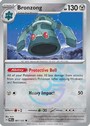 Bronzong (Poke Ball Pattern) (067/131) - SPE  - Uncommon - Holofoil