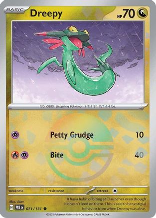 Dreepy (Poke Ball Pattern) (071/131) - SPE  - Common - Holofoil
