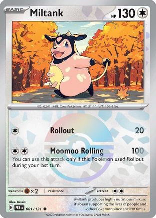 Miltank (Poke Ball Pattern) (081/131) - SPE  - Common - Holofoil
