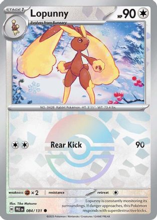 Lopunny (Poke Ball Pattern) (084/131) - SPE  - Common - Holofoil