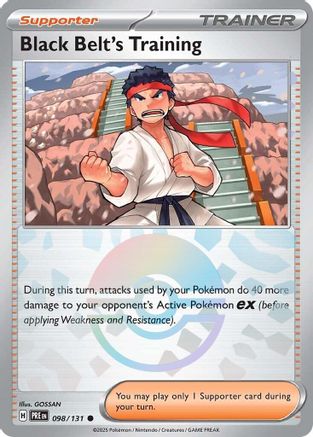 Black Belt's Training (098/131) - SPE  - Common - Holofoil