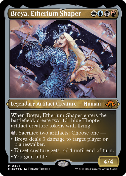 Breya, Etherium Shaper (MH3-486) - mythic - Etched Foil