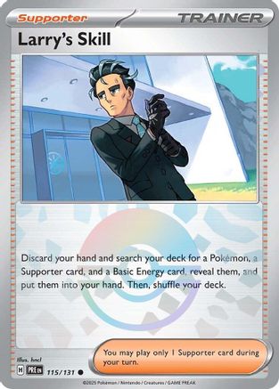 Larry's Skill (115/131) - SPE  - Common - Holofoil