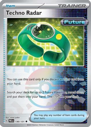 Techno Radar (Poke Ball Pattern) (130/131) - SPE  - Uncommon - Holofoil