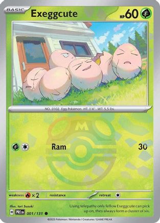 Exeggcute (Master Ball Pattern) (001/131) - SPE  - Common - Holofoil
