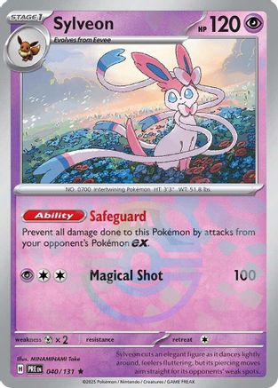 Sylveon (Master Ball Pattern) (040/131) - SPE  - Rare - Holofoil