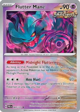 Flutter Mane (Master Ball Pattern) (043/131) - SPE  - Rare - Holofoil