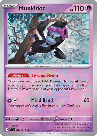 Munkidori (Master Ball Pattern) (044/131) - SPE  - Rare - Holofoil
