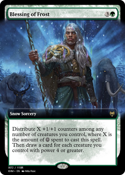 Blessing of Frost (PRM-88344) - rare: (snow) - Foil