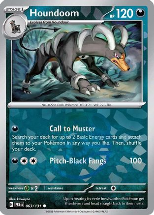 Houndoom (Master Ball Pattern) (063/131) - SPE  - Common - Holofoil