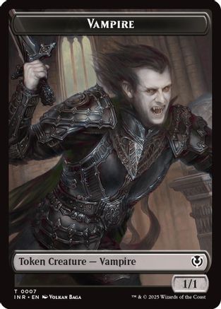 Vampire (0007) // Vampire (0008) Double-Sided Token (INR-7 // 8) - token