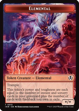 Elemental // Human (0014) Double-Sided Token (INR-13 // 14) - token - Foil