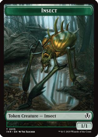 Insect // Spider Double-Sided Token (INR-15 // 16) - token - Foil
