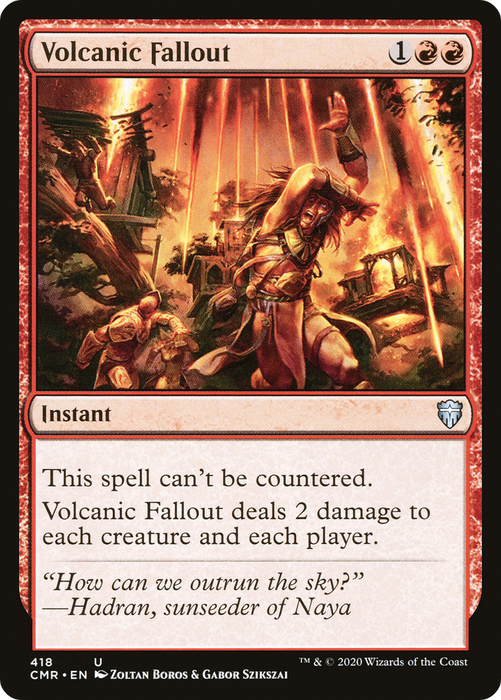 Volcanic Fallout (CMR-418) - uncommon