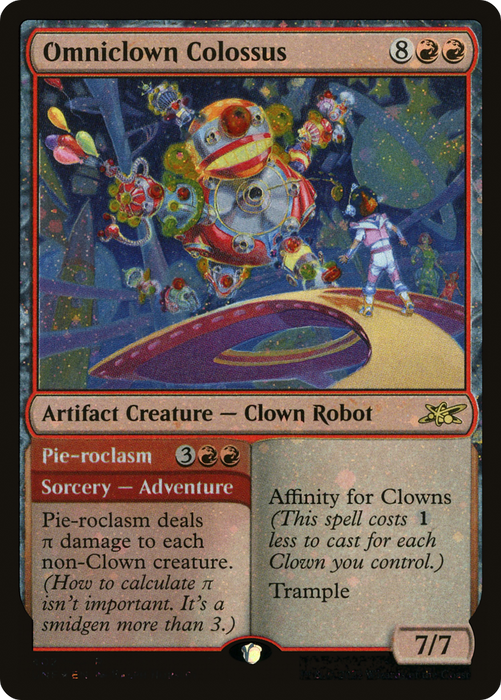 Omniclown Colossus // Pie-roclasm (UNF-402) - rare - Foil