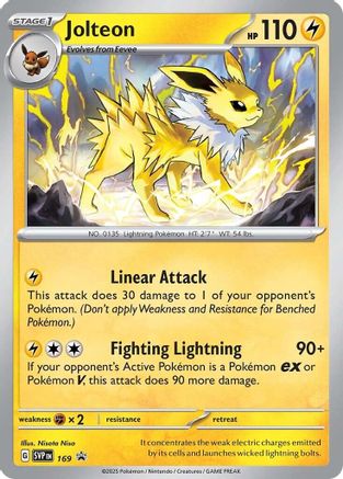 Jolteon (169) - SSVPC  - Promo - Holofoil