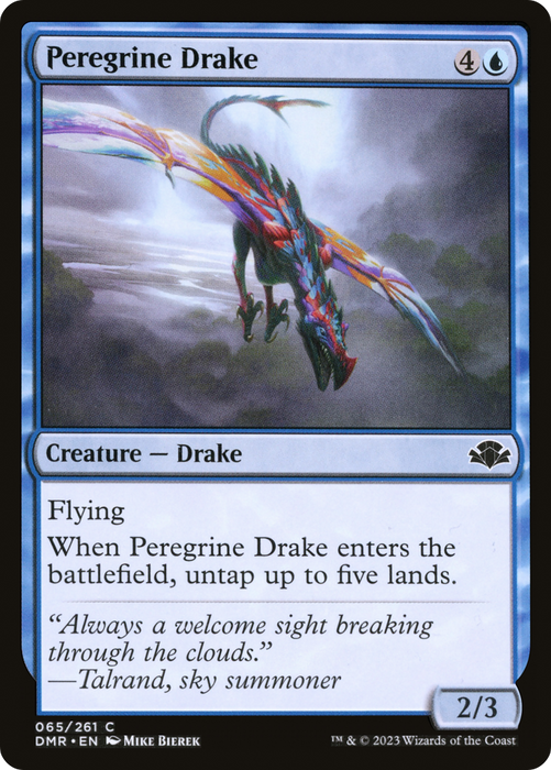 Peregrine Drake (DMR-065) - common - Foil