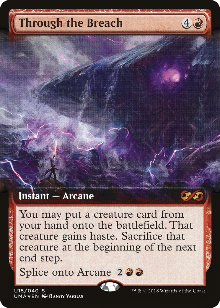 Through the Breach (UMA:BT-U15) - mythic: (Extended Art) - Foil