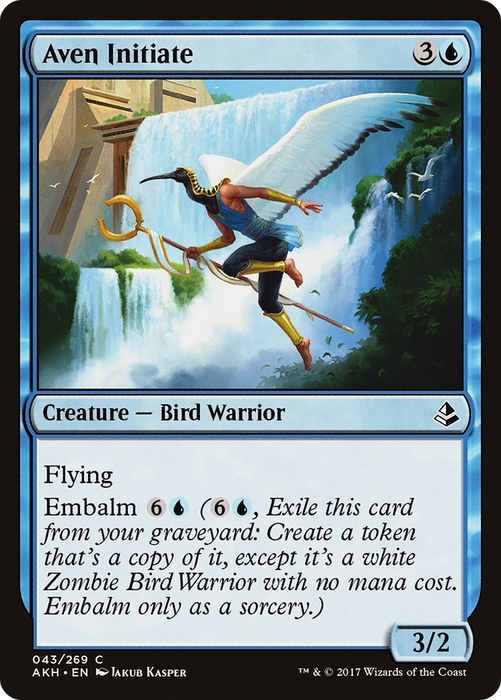 Aven Initiate (AKH-043) - common - Foil