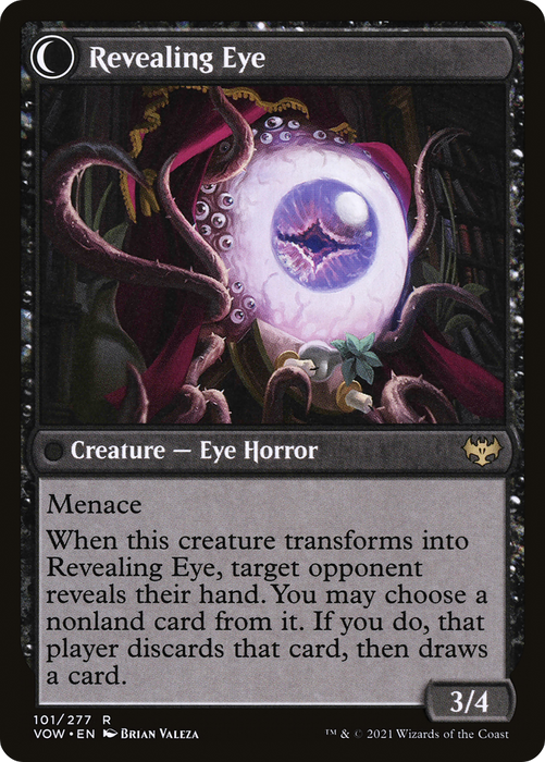Concealing Curtains // Revealing Eye (VOW-101) - rare: (Double Faced Transform) - Foil