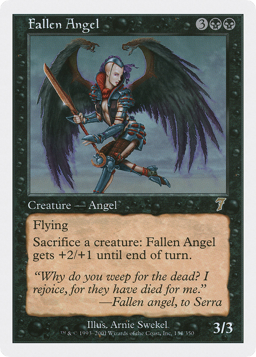 Fallen Angel (7ED-134) - rare