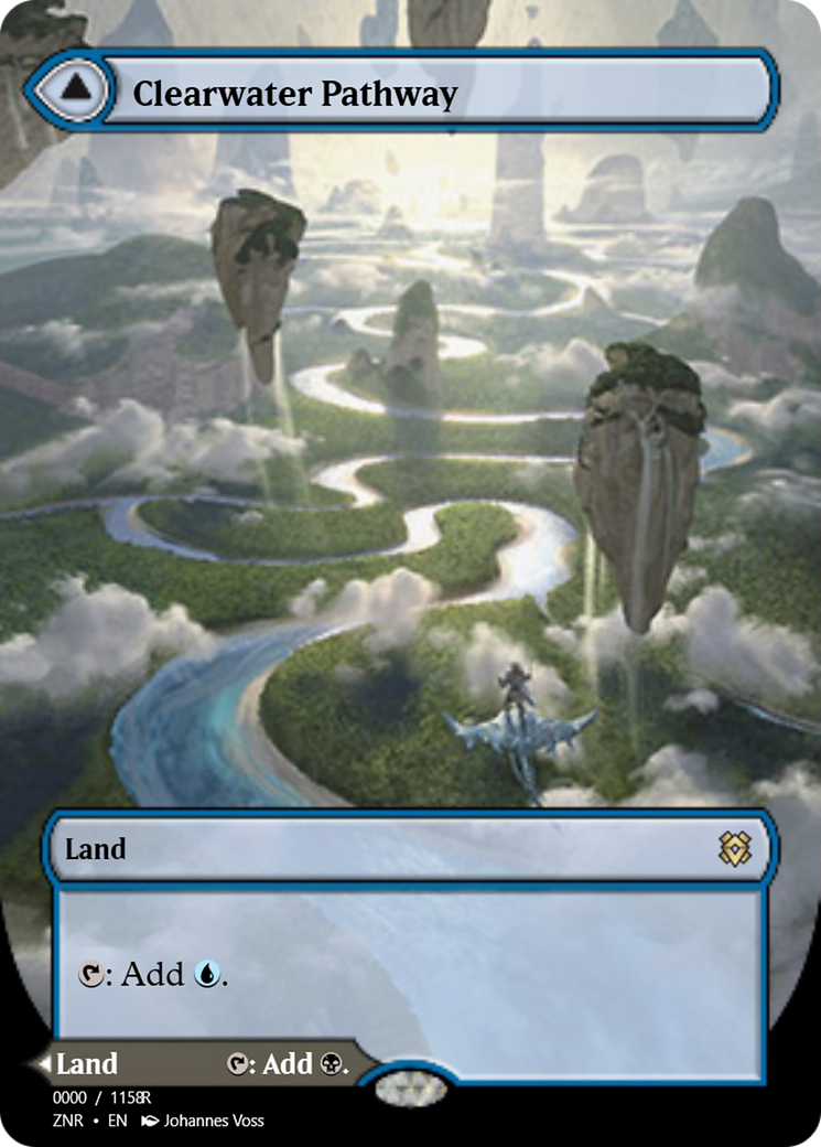 Clearwater Pathway // Murkwater Pathway (PRM-83858) - rare - Foil