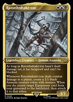 Ratonhnhaké꞉ton (ACR-244) - rare - Etched Foil