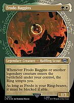 Frodo Baggins (LTR-812) - uncommon: (Showcase) (Borderless) - Foil
