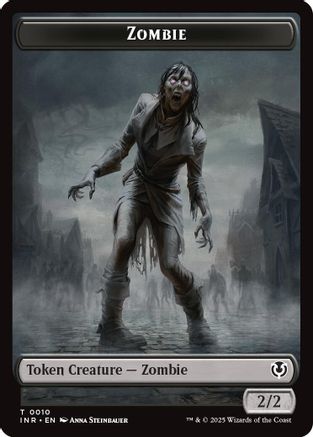 Zombie (0010) // Blood Double-Sided Token (INR-10 // 21) - token - Foil