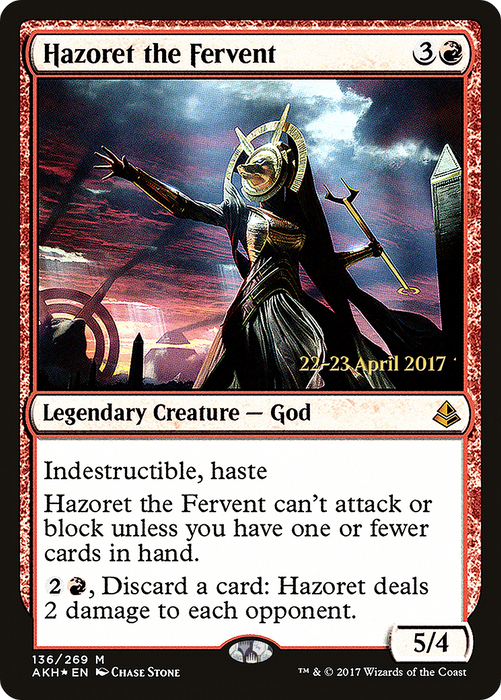Hazoret the Fervent (PRE-136S) - mythic - Foil