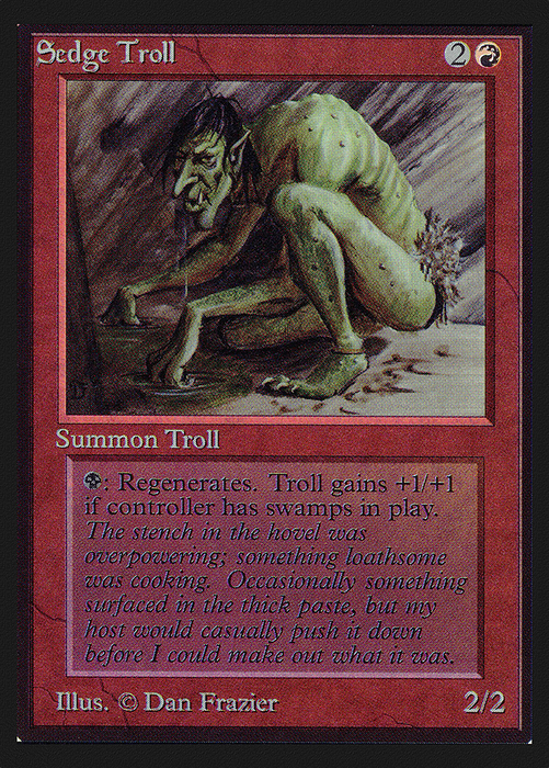 Sedge Troll (CED-173) - rare