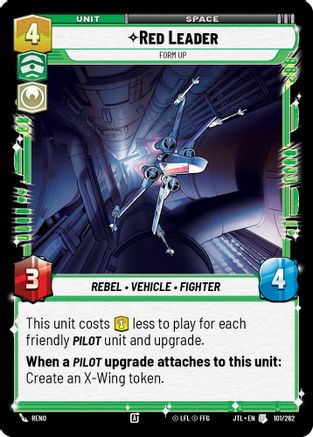 Red Leader - Form Up (101/262) - JTL - Uncommon