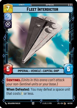 Fleet Interdictor (040/262) - JTL - Common