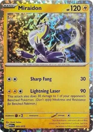 Miraidon (003) - MP2  - Promo - Holofoil
