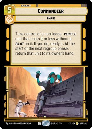 Commandeer (235/262) - JTL - Rare