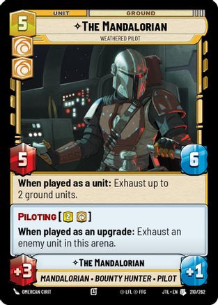 The Mandalorian - Weathered Pilot (210/262) - JTL - Uncommon
