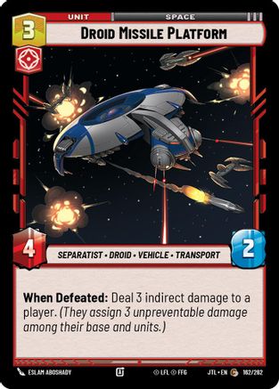 Droid Missile Platform (162/262) - JTL - Common