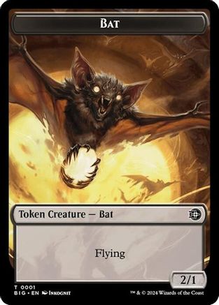 Bat // Plot Double-Sided Token (BIG-1 // 20) - token