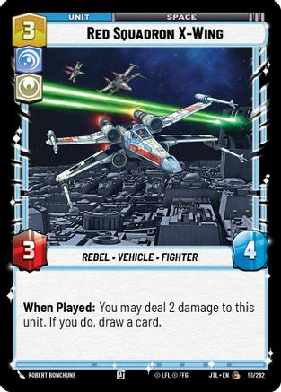 Red Squadron X-Wing (051/262) - JTL - Common
