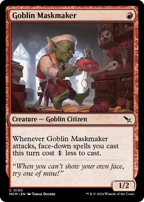 Goblin Maskmaker (MKM-130) - common - Foil