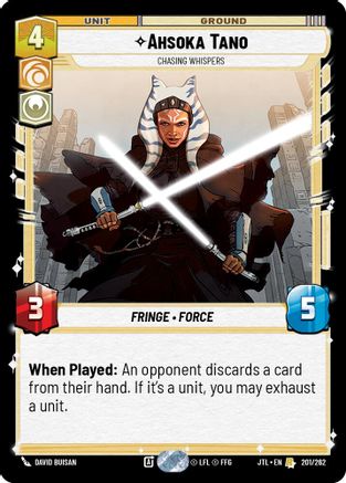 Ahsoka Tano - Chasing Whispers (201/262) - JTL - Rare