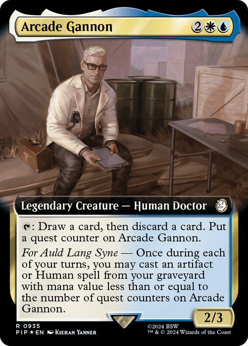 Arcade Gannon (PIP-935) - rare: (Extended Art) - Foil