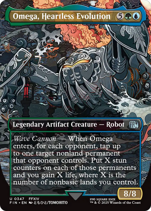 Omega, Heartless Evolution (FIN-347) - uncommon (Borderless) - Foil