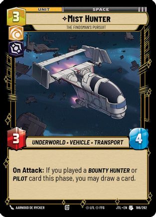 Mist Hunter - The Findsman's Pursuit (186/262) - JTL - Uncommon