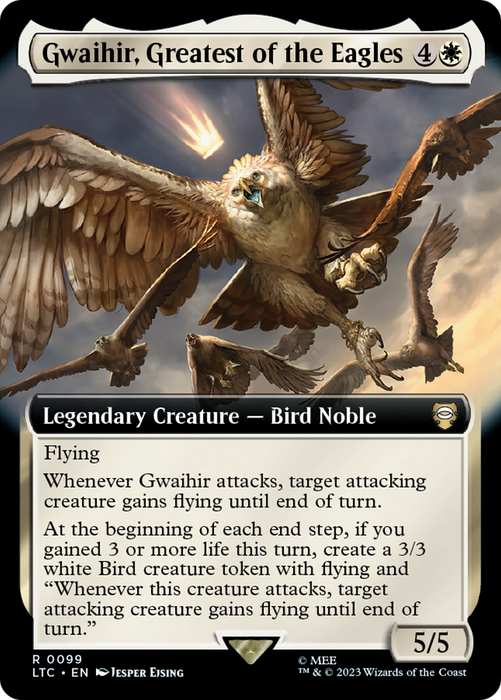 Gwaihir, Greatest of the Eagles (LTC-099) - rare: (Extended Art)